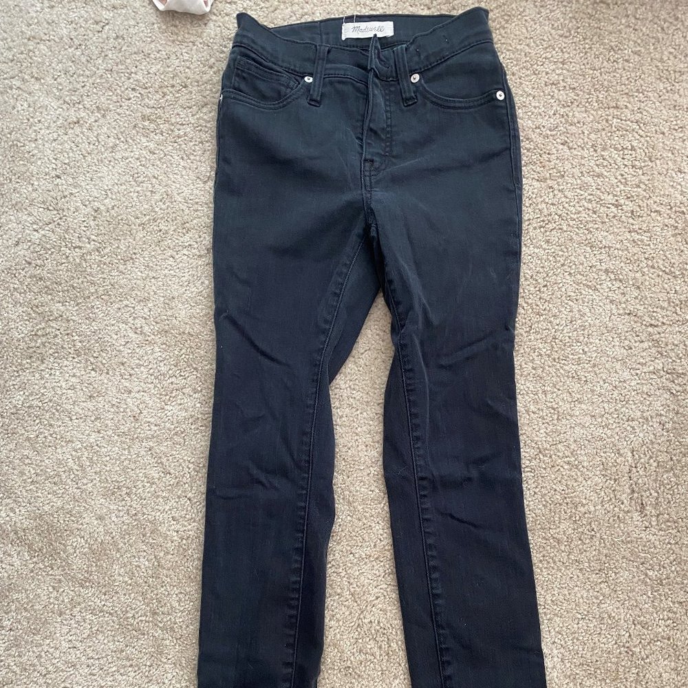 Madewell 9" High-Rise Skinny Jean - Black